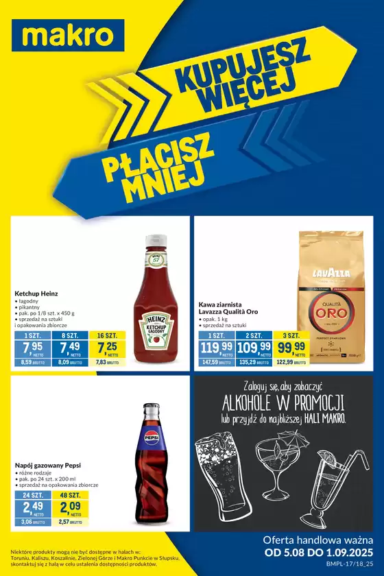 Katalog Makro | Kupujesz więcej płacisz mniej | 2025-08-05T00:00:00.000Z - 2025-09-01T00:00:00.000Z