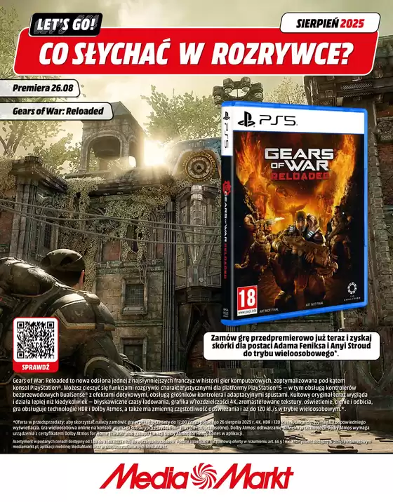 Katalog Media Markt w: Gostynin | Media Markt gazetka | 2025-08-01T00:00:00.000Z - 2025-08-31T00:00:00.000Z