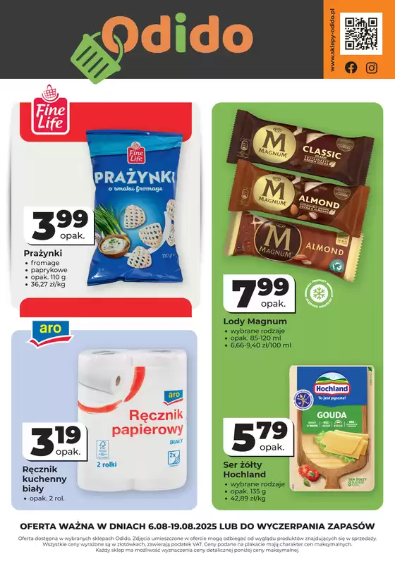 Katalog Odido w: Ćwiklice | Odido gazetka | 2025-08-06T00:00:00.000Z - 2025-08-19T00:00:00.000Z