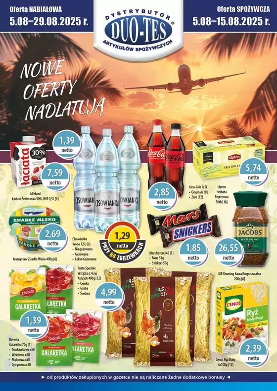 Katalog DUO-TES w: Ustrzyki Dolne | Nowe oferty nadlatuja | 2025-08-05T00:00:00.000Z - 2025-08-29T00:00:00.000Z