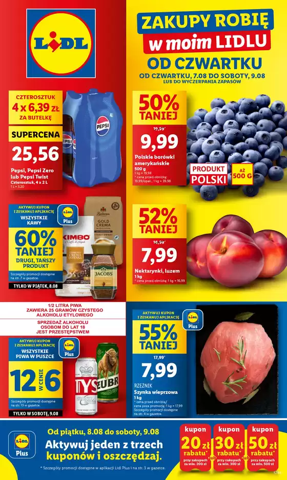 OFERTA WAŻNA OD 7.08 DO 9.08