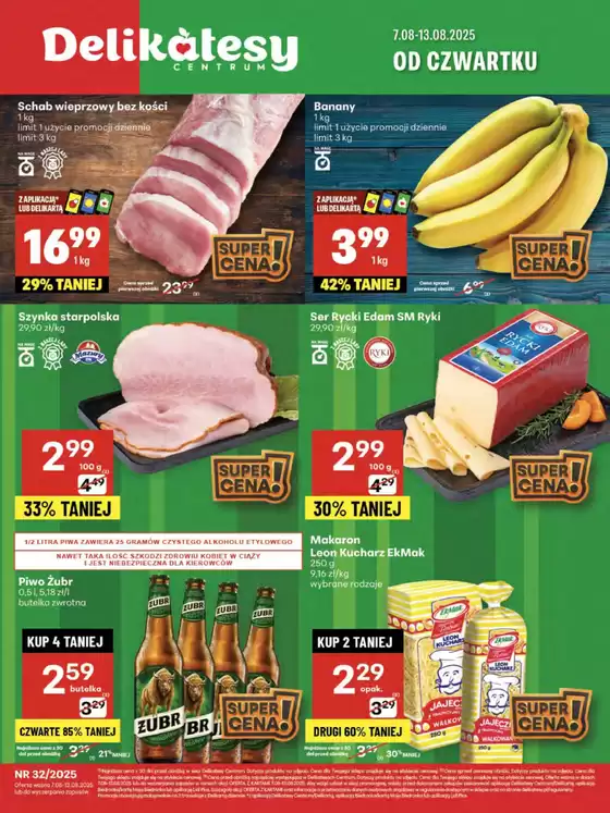 Katalog Delikatesy Centrum | Nowe oferty do odkrycia | 2025-08-07T00:00:00.000Z - 2025-08-13T00:00:00.000Z