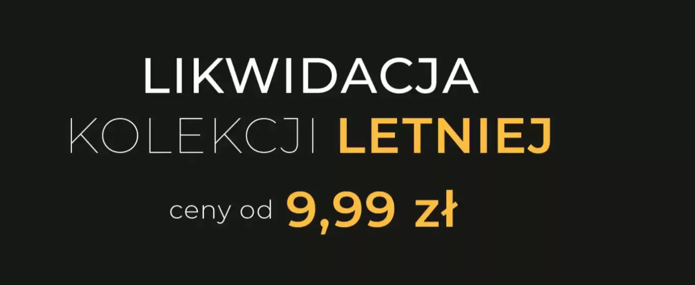 Likwidacja kolekcji letniej