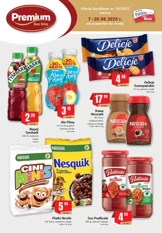 Katalog Nasz Sklep w: Tczew | Oferty dla łowców okazji | 2025-08-07T00:00:00.000Z - 2025-08-20T00:00:00.000Z