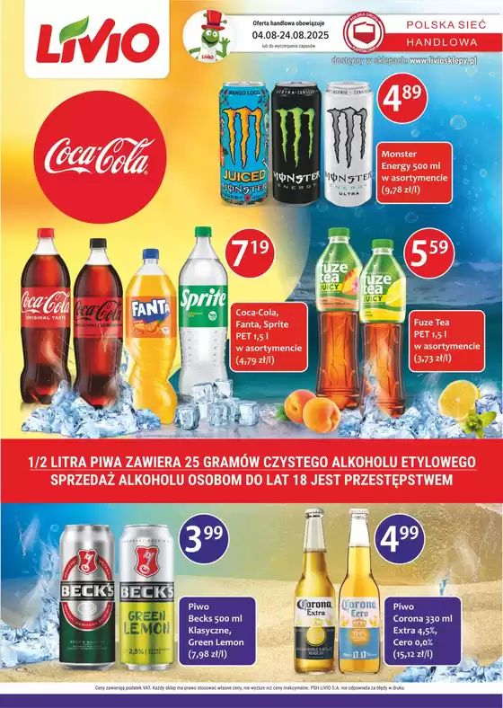 Katalog Livio w: Myszyniec | Świetna oferta dla łowców okazji | 2025-08-04T00:00:00.000Z - 2025-08-24T00:00:00.000Z