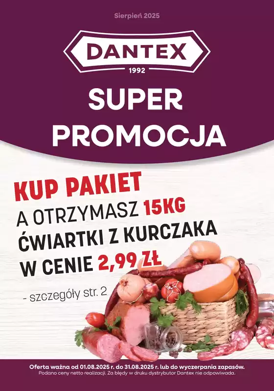 Katalog Dantex w: Bochnia | Super promocja  | 2025-08-08T00:00:00.000Z - 2025-08-31T00:00:00.000Z
