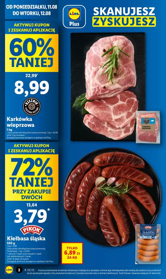 OFERTA WAŻNA OD 11.08 DO 12.08