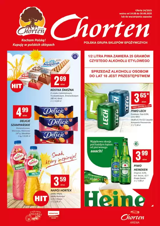 Katalog Chorten w: Zawidów | Świetne rabaty na wybrane produkty | 2025-08-14T00:00:00.000Z - 2025-08-20T00:00:00.000Z