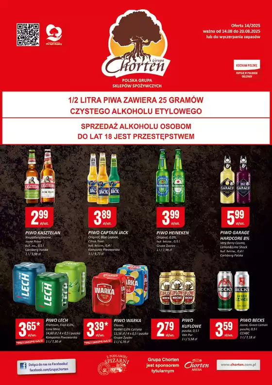 Katalog Chorten w: Zawidów | Oszczędzaj teraz dzięki naszym ofertom | 2025-08-14T00:00:00.000Z - 2025-08-20T00:00:00.000Z