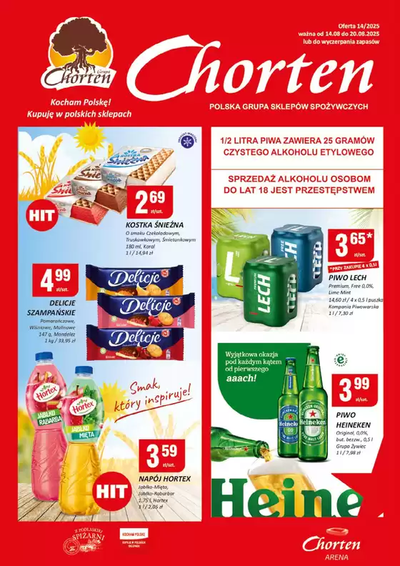 Katalog Chorten w: Wielbark | Aktualne okazje i oferty | 2025-08-14T00:00:00.000Z - 2025-08-20T00:00:00.000Z