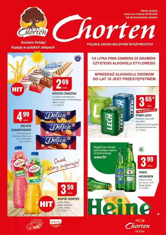 Katalog Chorten w: Zawidów | Ekskluzywne oferty dla naszych klientów | 2025-08-14T00:00:00.000Z - 2025-08-20T00:00:00.000Z