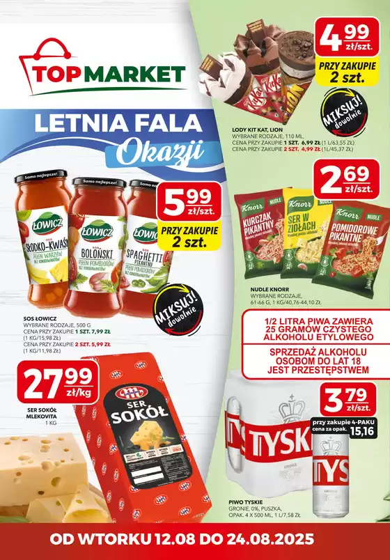 Katalog Top Market | Top Market gazetka | 2025-08-12T00:00:00.000Z - 2025-08-24T00:00:00.000Z