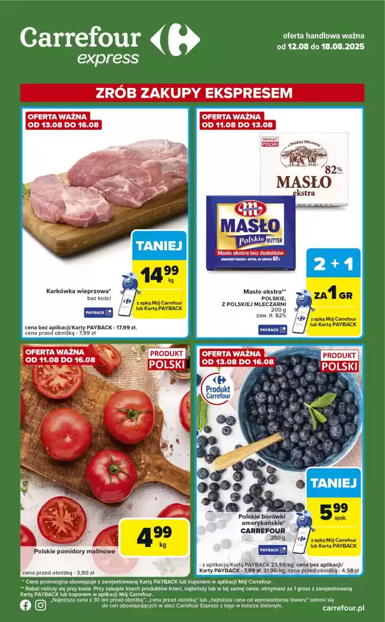 Katalog Carrefour Express | Ekskluzywne okazje | 2025-08-11T00:00:00.000Z - 2025-08-18T00:00:00.000Z
