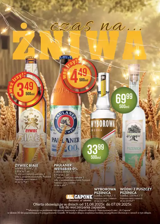 Katalog Al.Capone | Czas na…Żniwa | 2025-08-11T00:00:00.000Z - 2025-09-07T00:00:00.000Z