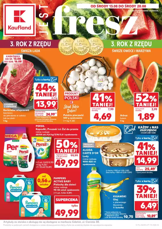 Katalog Kaufland | Kaufland Gazetka | 2025-08-13T00:00:00.000Z - 2025-08-20T00:00:00.000Z