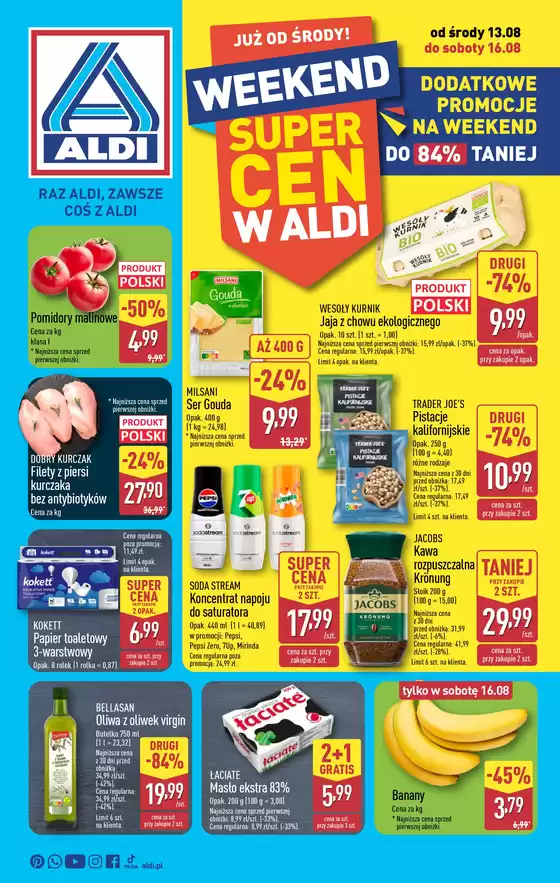 Katalog Aldi | Aktualne oferty i promocje | 2025-08-13T00:00:00.000Z - 2025-08-16T00:00:00.000Z