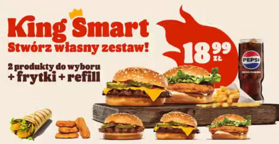 Katalog Burger King | King smart  | 2025-08-13T00:00:00.000Z - 2025-08-27T00:00:00.000Z
