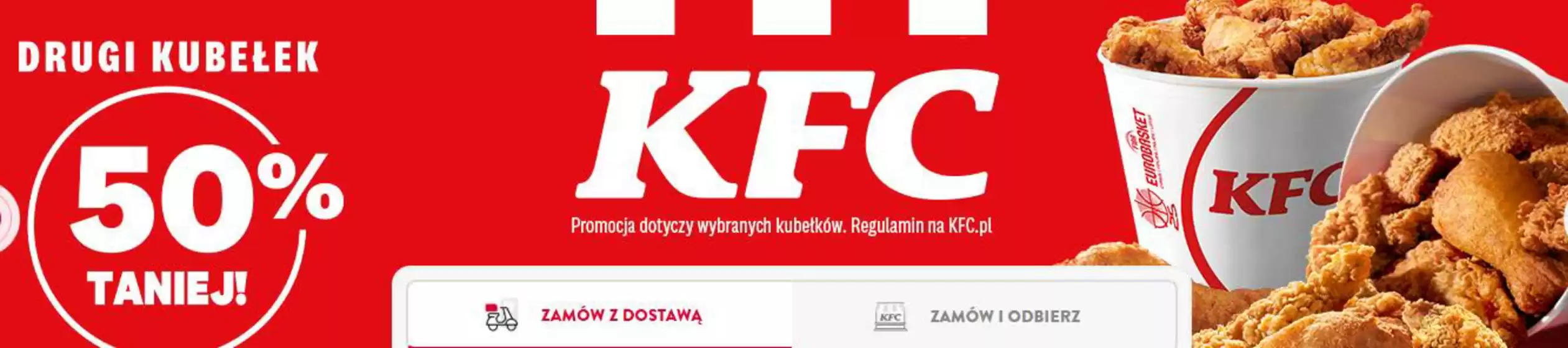 Katalog KFC | 50% taniej  | 2025-08-13T00:00:00.000Z - 2025-08-27T00:00:00.000Z