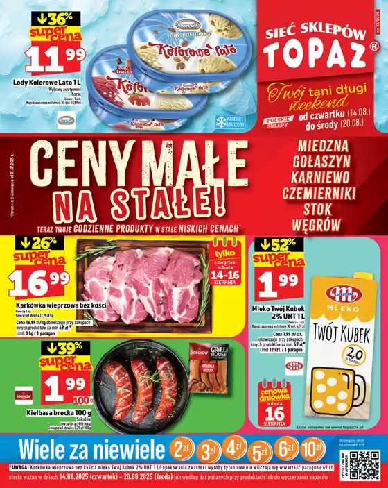 Katalog Topaz w: Panki | Aktualne oferty i promocje | 2025-08-14T00:00:00.000Z - 2025-08-20T00:00:00.000Z