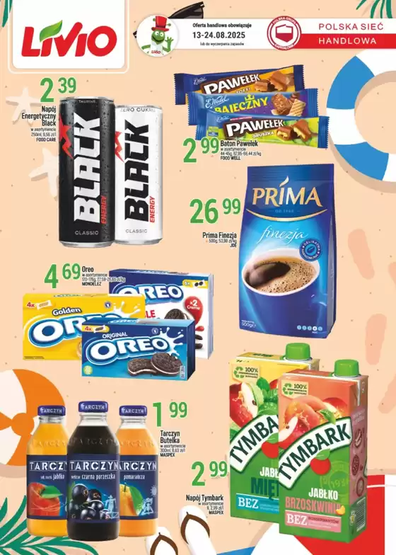 Katalog Livio | Świetna oferta dla wszystkich klientów | 2025-08-13T00:00:00.000Z - 2025-08-24T00:00:00.000Z