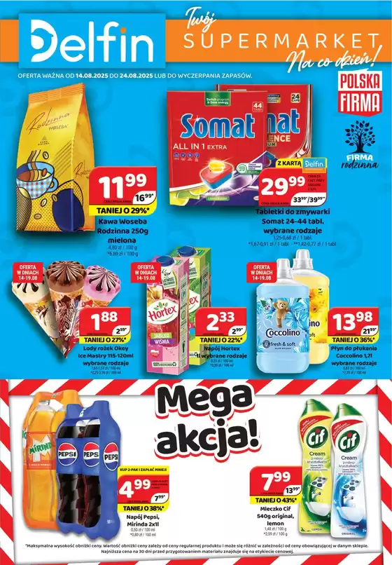 Katalog Delfin w: Brańszczyk | Delfin gazetka | 2025-08-14T00:00:00.000Z - 2025-08-24T00:00:00.000Z