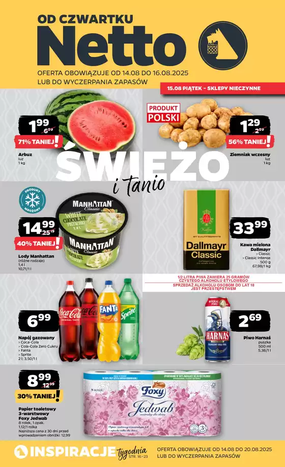 Katalog Netto | Netto gazetka | 2025-08-13T00:00:00.000Z - 2025-08-16T00:00:00.000Z