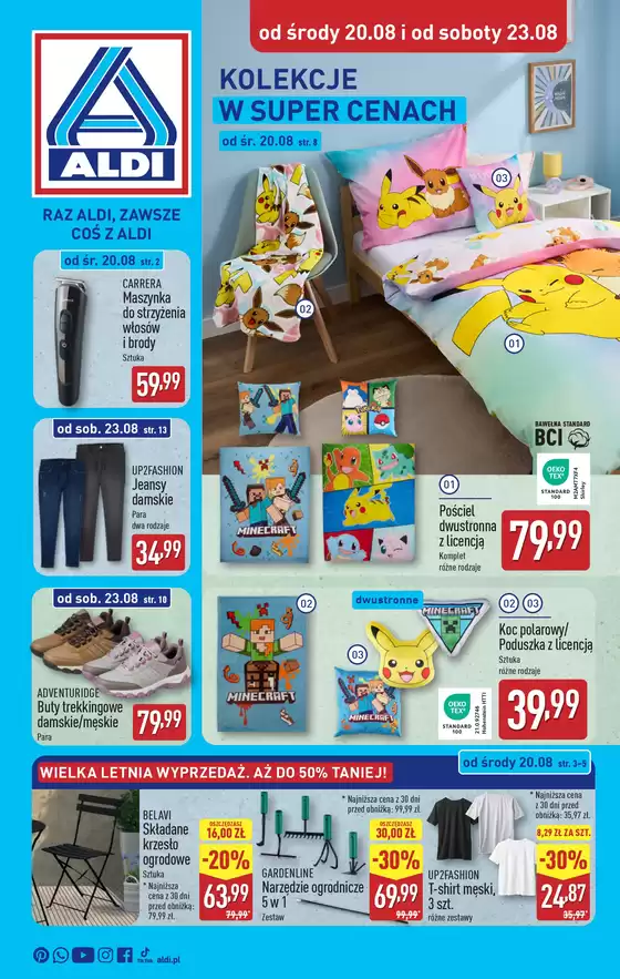Katalog Aldi | Nasze najlepsze okazje | 2025-08-20T00:00:00.000Z - 2025-08-23T00:00:00.000Z