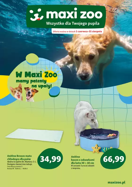 W Maxi Zoo mamy patenty na upały!