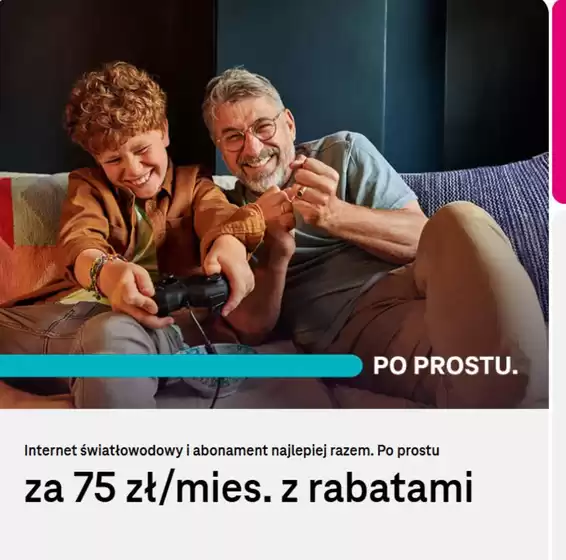 Po prostu za 75 zł/mies z rabatami