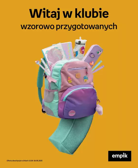 Katalog Empik w: Skarszewy | Odkryj atrakcyjne oferty | 2025-08-14T00:00:00.000Z - 2025-08-26T00:00:00.000Z