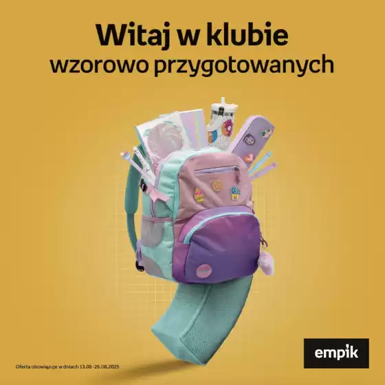 Katalog Empik w: Skarszewy | Nasze najlepsze oferty dla Ciebie | 2025-08-14T00:00:00.000Z - 2025-08-26T00:00:00.000Z
