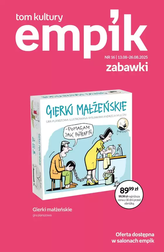 Katalog Empik w: Skarszewy | Empik Gazetka | 2025-08-14T00:00:00.000Z - 2025-08-26T00:00:00.000Z