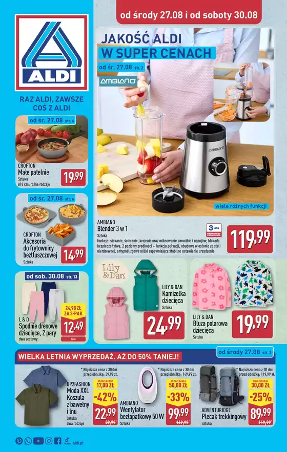 Katalog Aldi | Aktualne promocje specjalne | 2025-08-27T00:00:00.000Z - 2025-08-30T00:00:00.000Z
