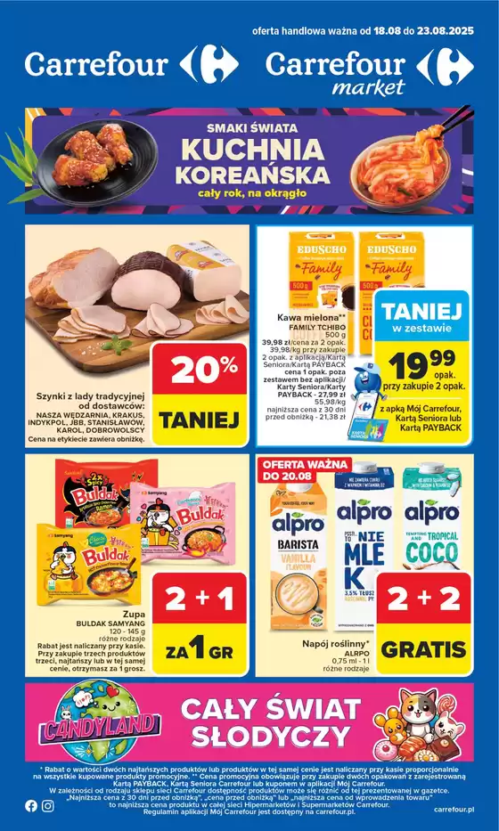 Katalog Carrefour Market | Gazetka Carrefour, Market ju&#380; od poniedzia&#322;ku | 2025-08-17T00:00:00.000Z - 2025-08-23T00:00:00.000Z