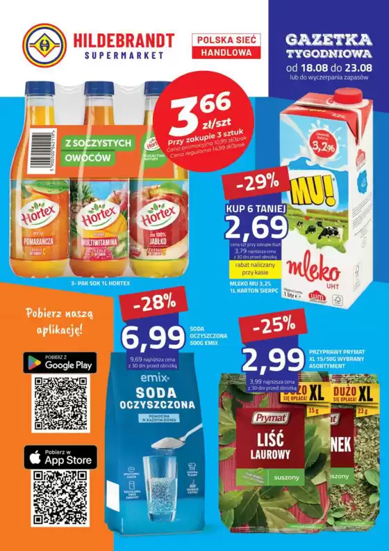 Katalog Hildebrandt w: Pasłęk | Gazetka Tygodniowa | 2025-08-18T00:00:00.000Z - 2025-08-23T00:00:00.000Z