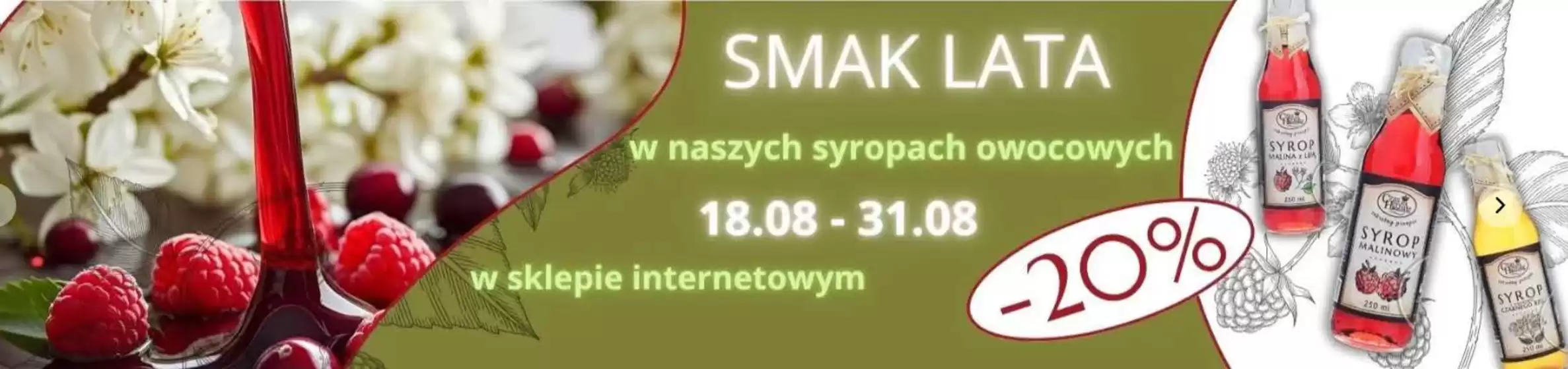 Katalog Czas na herbatę w: Janki | - 20 % | 2025-08-18T00:00:00.000Z - 2025-08-31T00:00:00.000Z