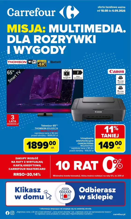 Katalog Carrefour | Gazetka Multimedia | 2025-08-17T00:00:00.000Z - 2025-09-06T00:00:00.000Z