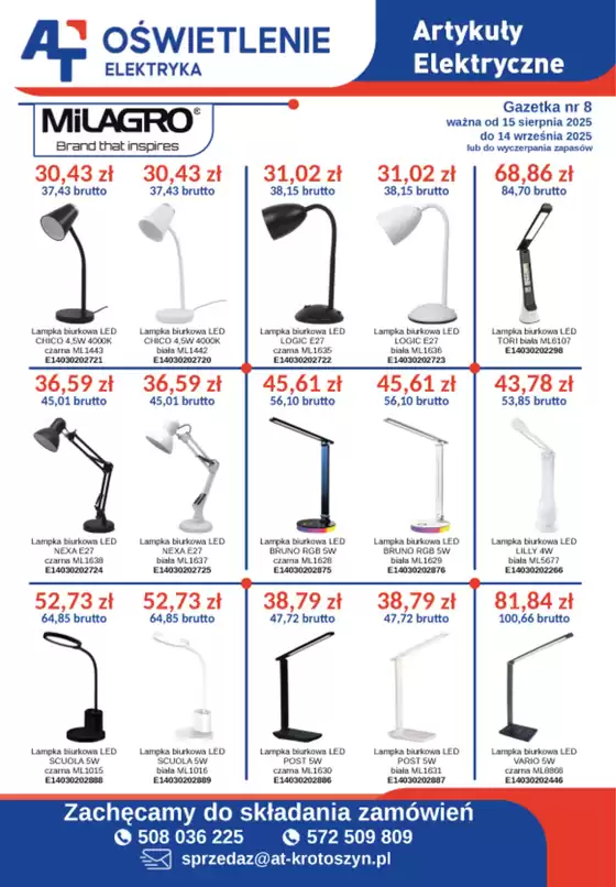 Katalog AT w: Prochowice | AT gazetka | 2025-08-15T00:00:00.000Z - 2025-09-14T00:00:00.000Z