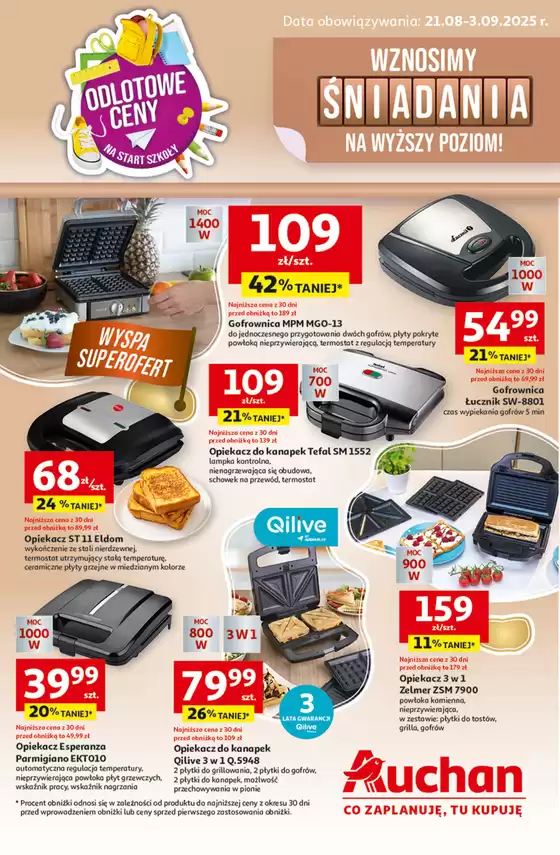 Katalog Auchan | Rabaty i promocje | 2025-08-21T00:00:00.000Z - 2025-09-03T00:00:00.000Z