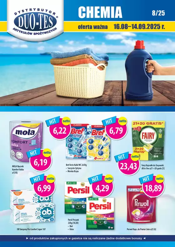 Katalog DUO-TES w: Baćkowice | Gazetka Chemia Sierpień 2025 | 2025-08-19T00:00:00.000Z - 2025-09-14T00:00:00.000Z