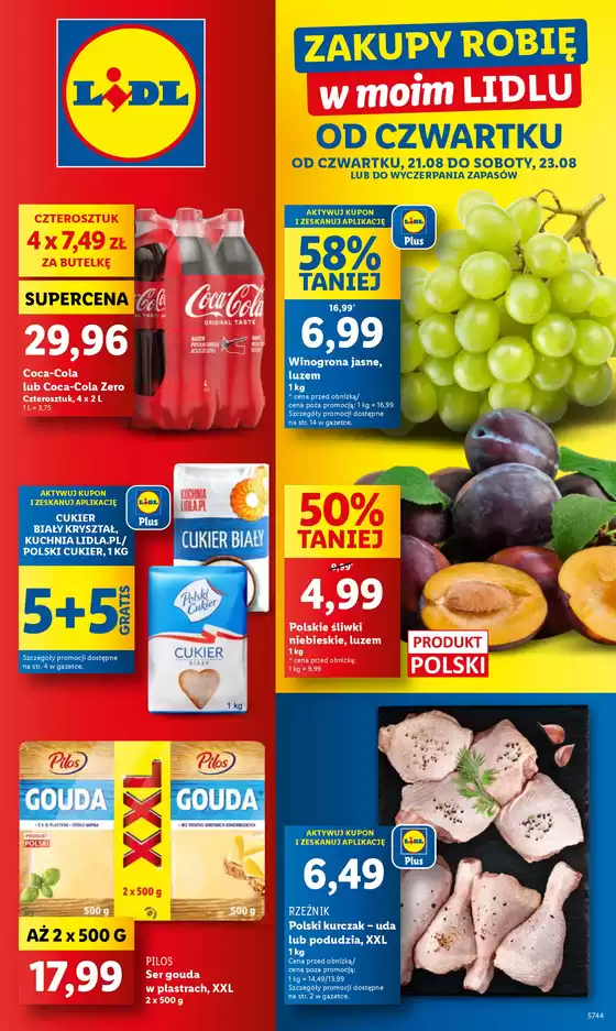 Katalog Lidl | OFERTA WAŻNA 21.08 DO 23.08 | 2025-08-20T00:00:00.000Z - 2025-08-23T00:00:00.000Z