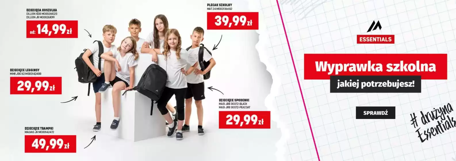 Katalog Martes Sport w: Nowy Targ | Wyprawka szkolna jakiej potrzebujesz! | 2025-08-20T00:00:00.000Z - 2025-09-03T00:00:00.000Z
