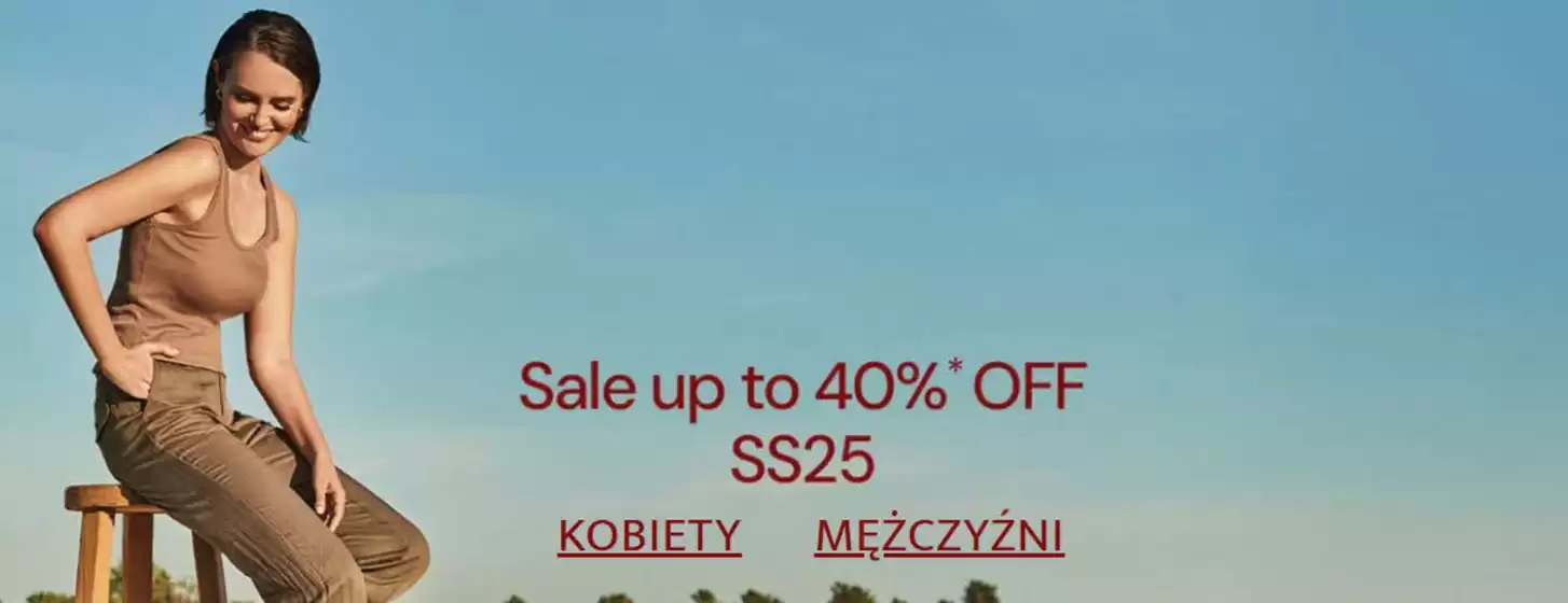Sale up to 40% off 