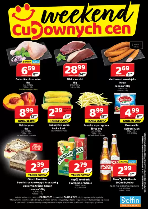 Katalog Delfin w: Woźniki | Najlepsze oferty dla wszystkich łowców okazji | 2025-08-21T00:00:00.000Z - 2025-08-24T00:00:00.000Z