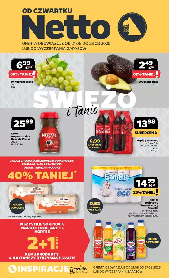 Katalog Netto w: Inowrocław | Netto gazetka | 2025-08-20T00:00:00.000Z - 2025-08-23T00:00:00.000Z