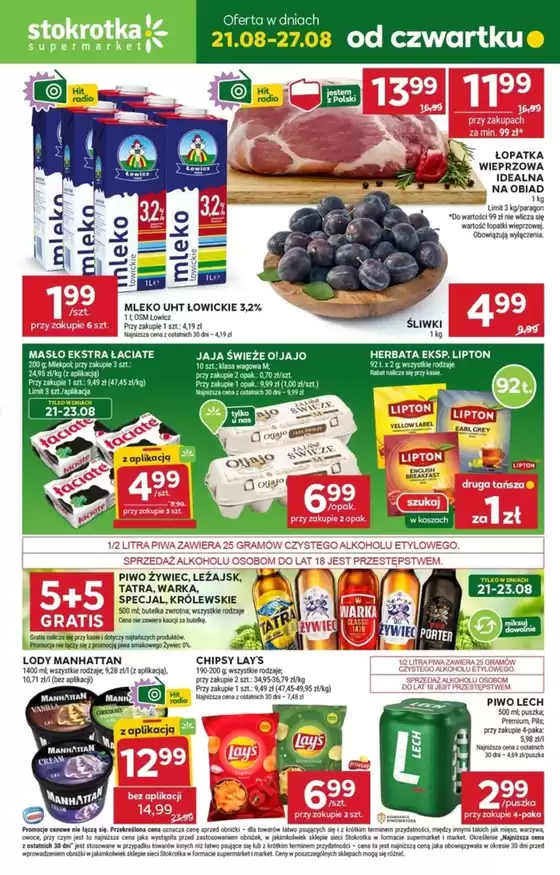 Katalog Stokrotka w: Woźniki | Nasze najlepsze okazje | 2025-08-21T00:00:00.000Z - 2025-08-27T00:00:00.000Z