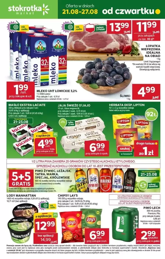 Katalog Stokrotka w: Woźniki | Stokrotka gazetka | 2025-08-21T00:00:00.000Z - 2025-08-27T00:00:00.000Z