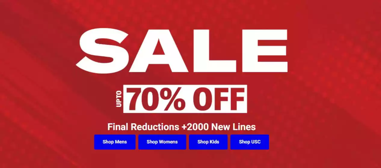 Katalog Sports Direct w: Nowy Targ | Sale up to 70 % off  | 2025-08-21T00:00:00.000Z - 2025-09-07T00:00:00.000Z