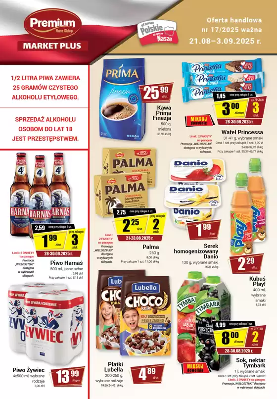 Katalog Nasz Sklep w: Tuszyn | Nowe oferty do odkrycia | 2025-08-21T00:00:00.000Z - 2025-09-03T00:00:00.000Z