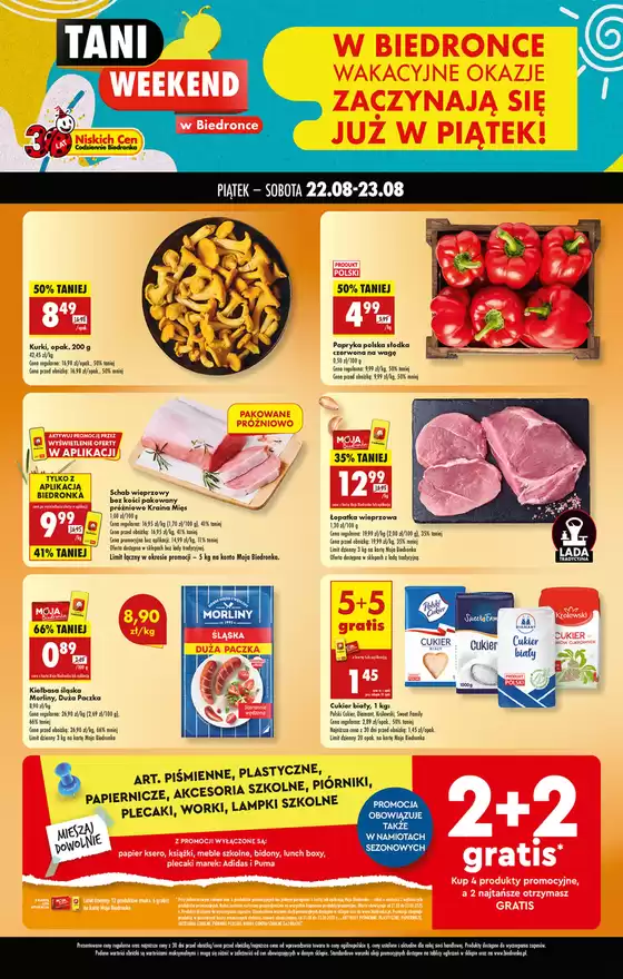 Katalog Biedronka w: Boćki | Atrakcyjne oferty specjalne dla wszystkich | 2025-08-22T00:00:00.000Z - 2025-08-23T00:00:00.000Z